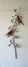 Load image into Gallery viewer, Copper Tui in Flax Wall Art