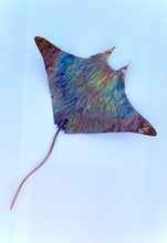 Load image into Gallery viewer, Copper Large Manta Wall art