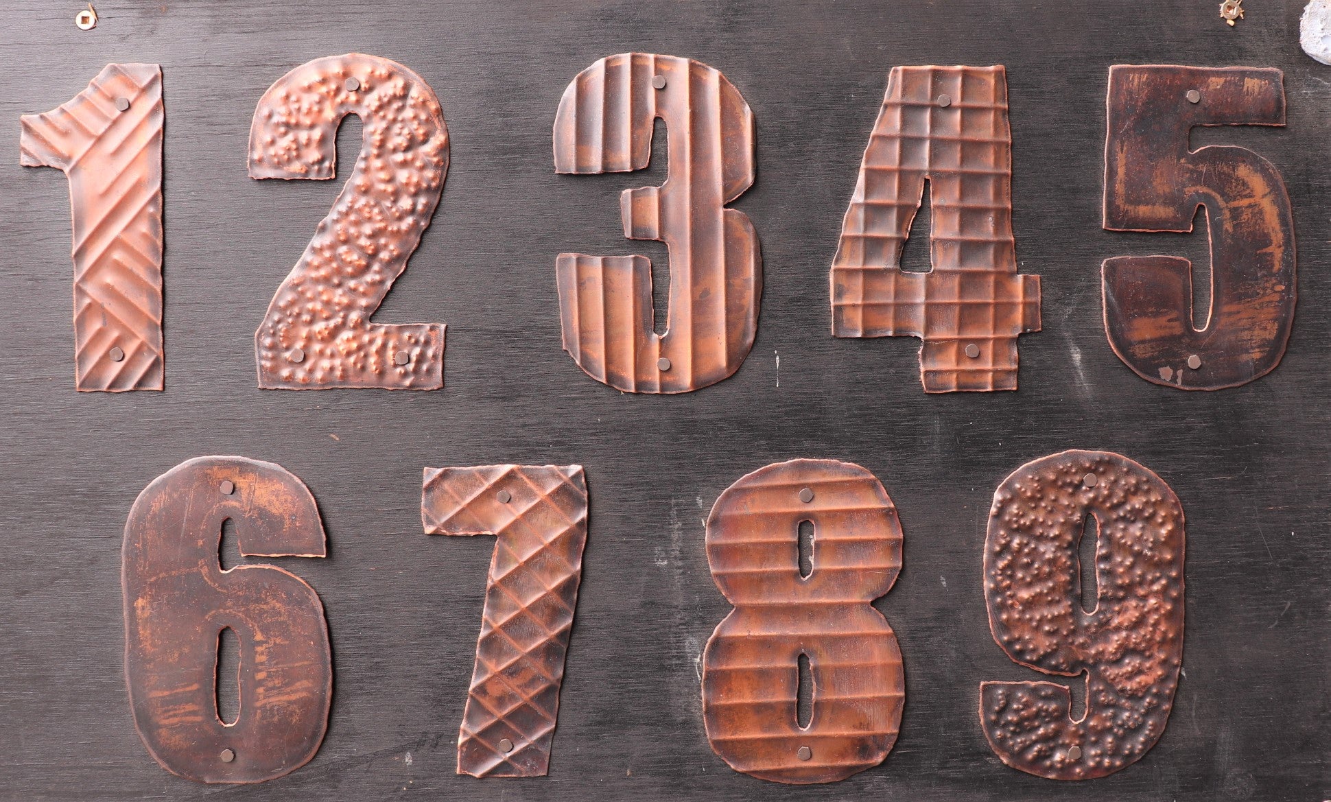 Copper Letters/numbers – Copperworkx