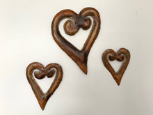 Load image into Gallery viewer, Koru heart copper set