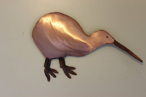 Kiwi copper artwork