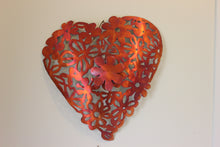 Load image into Gallery viewer, Red lace copper heart