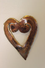 Load image into Gallery viewer, Copper Heart Koru Wall Art
