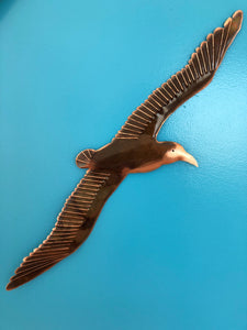 Copper Large Seagull Wall Art