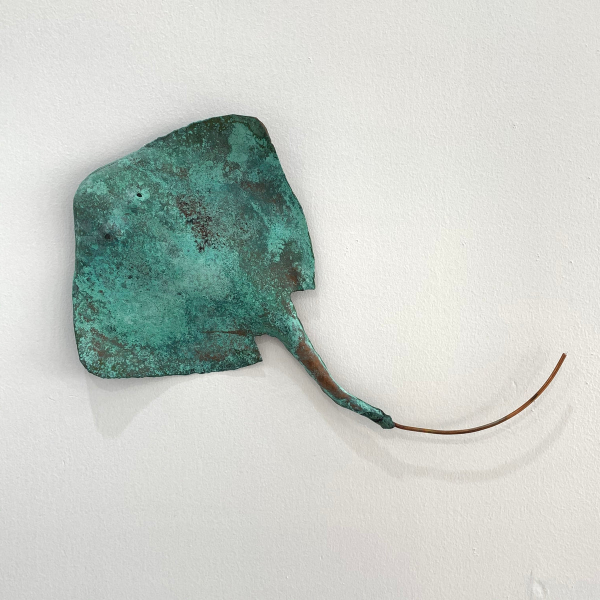 Copper Stingray Small Wall Art – Copperworkx