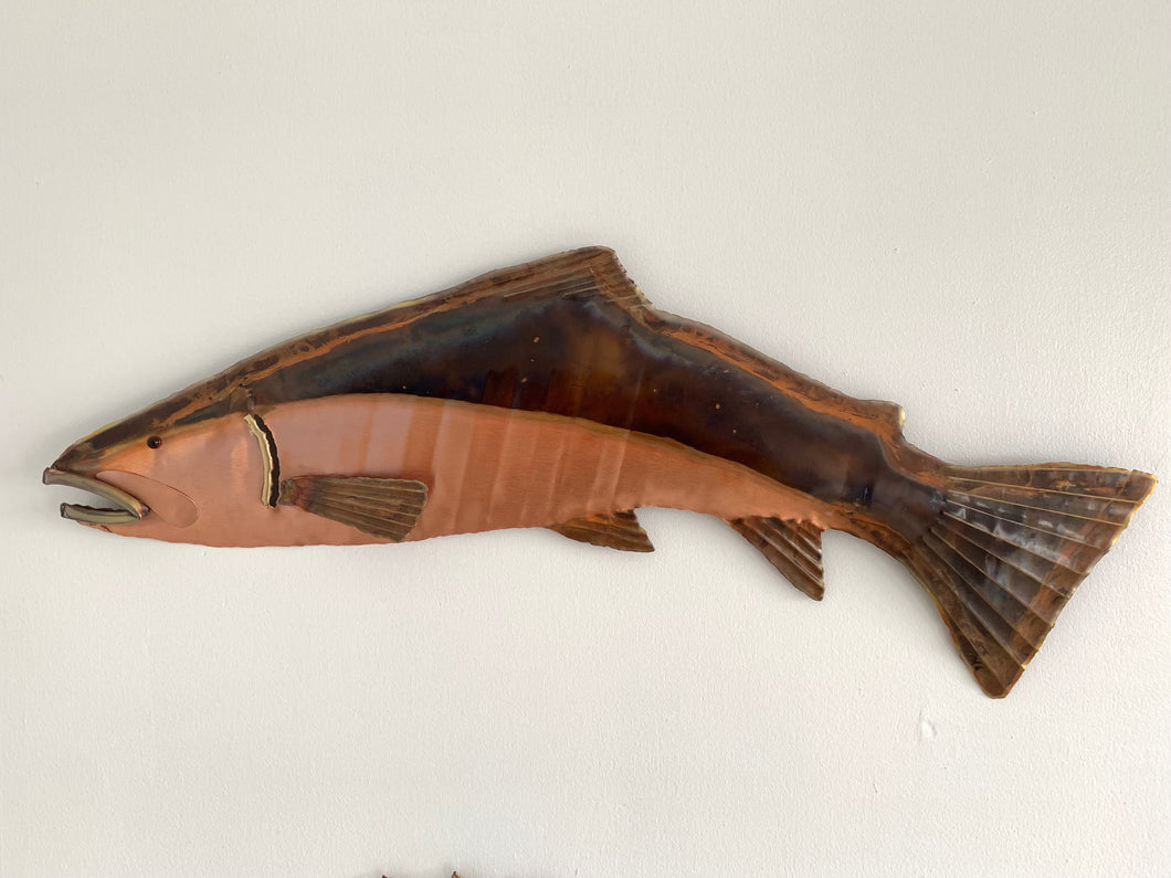 Copper trout artwork
