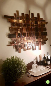 Copper Weave Wall Art