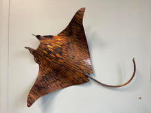 Load image into Gallery viewer, Copper Large Manta Wall art