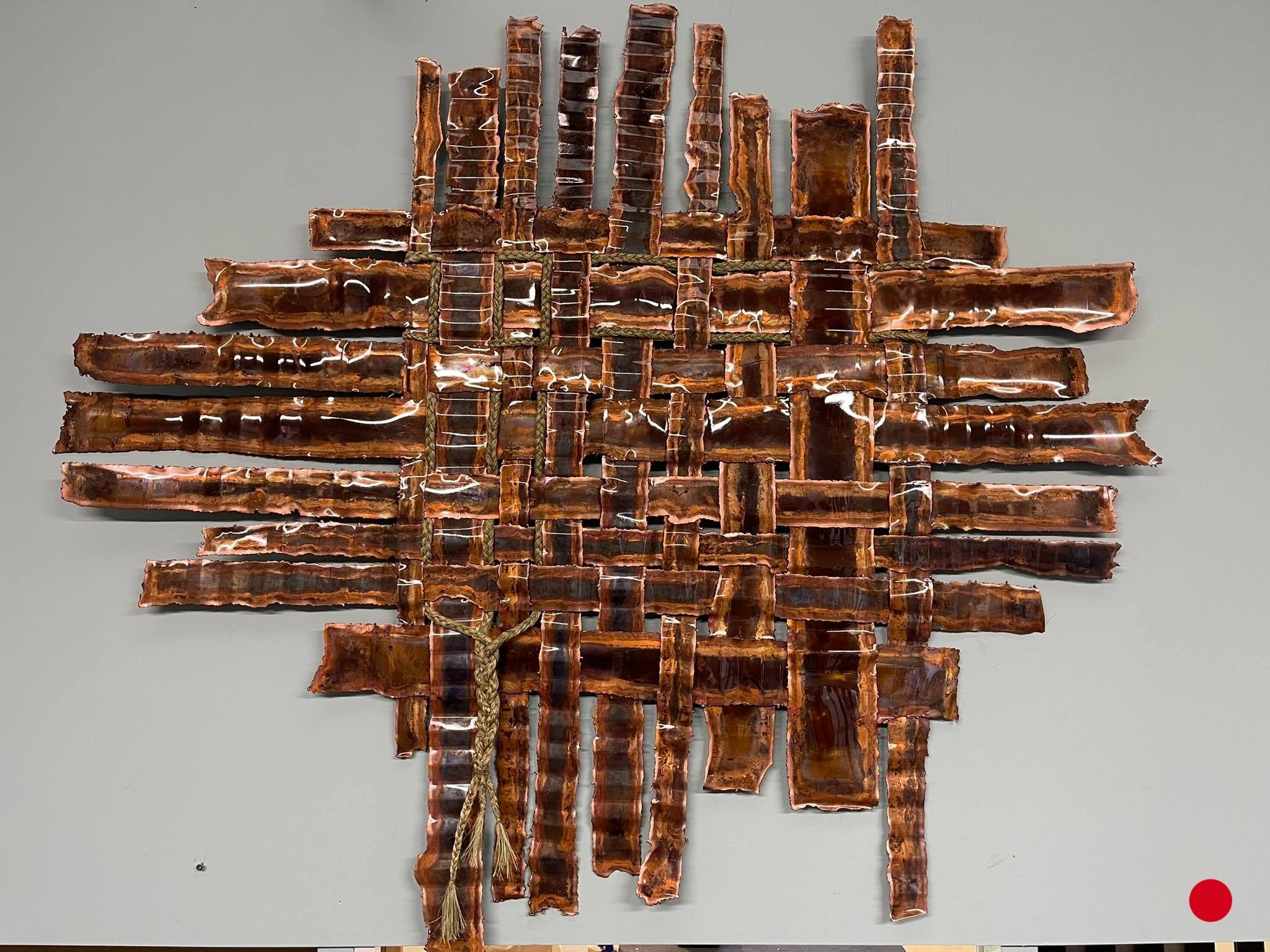 Copper Weaves Wall Art – Copperworkx